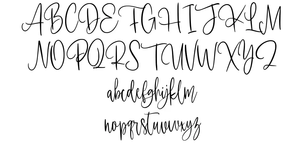 Romantyc Paradisefont specimens