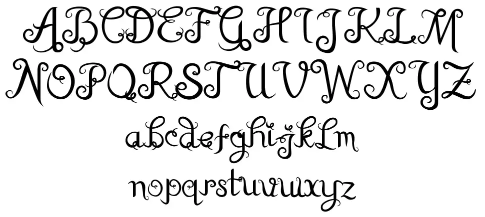 Root Of Lifefont specimens
