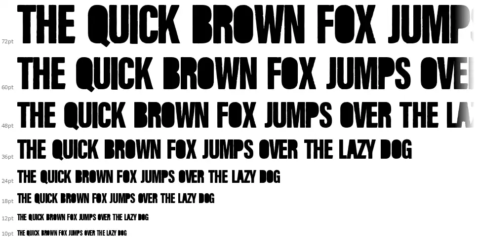 Rough Blackyfont waterfall