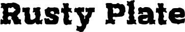 Rusty Plate