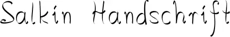 Salkin Handschrift
