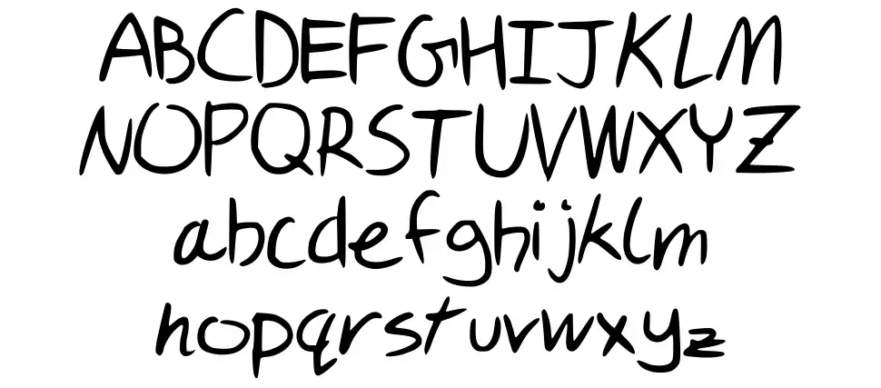 Sammys Scriptfont specimens