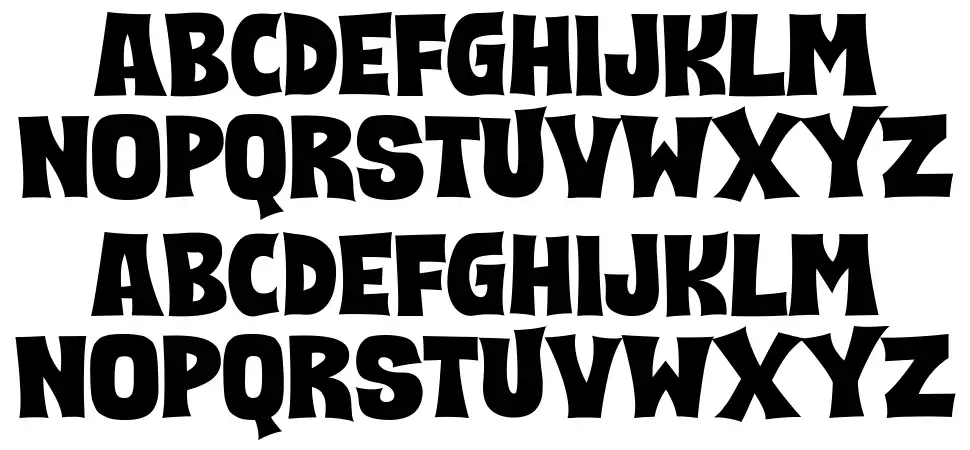 Scary And Spicyfont specimens
