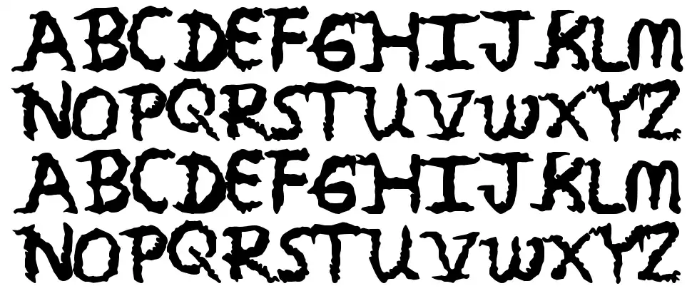 Serial Loverfont specimens