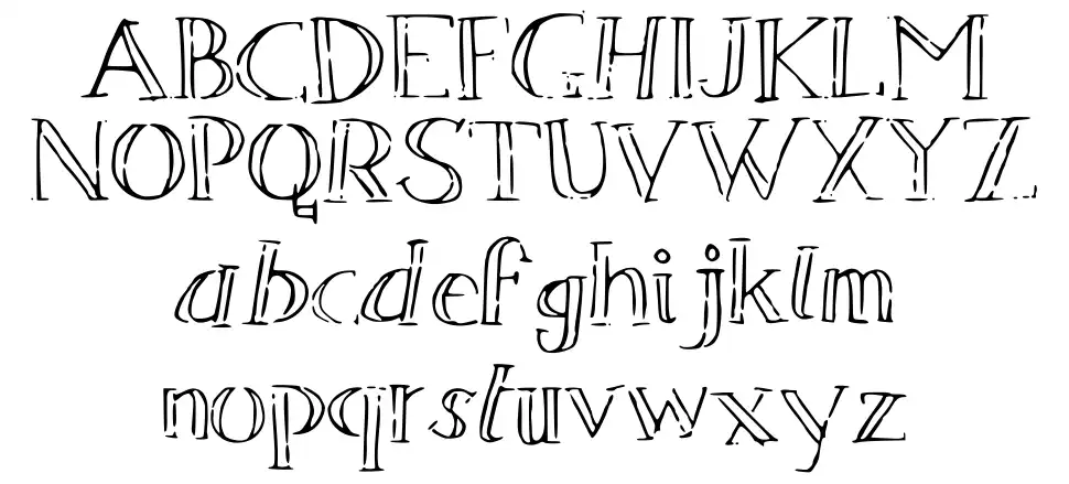 Seven Magpiesfont specimens