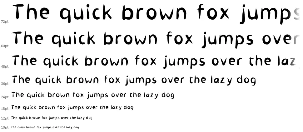 Shrinxxfont waterfall
