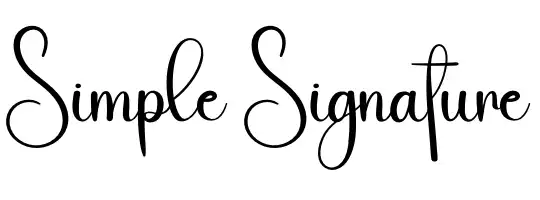 Simple Signature