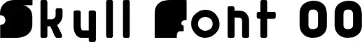 Skull Font 00