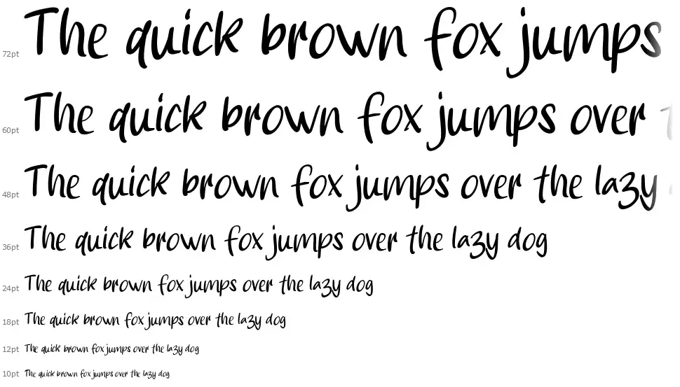 Smile Kidsfont waterfall