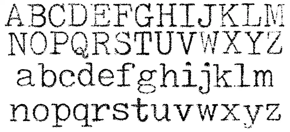 Smithy XTfont specimens