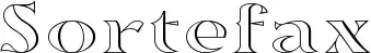 Sortefax