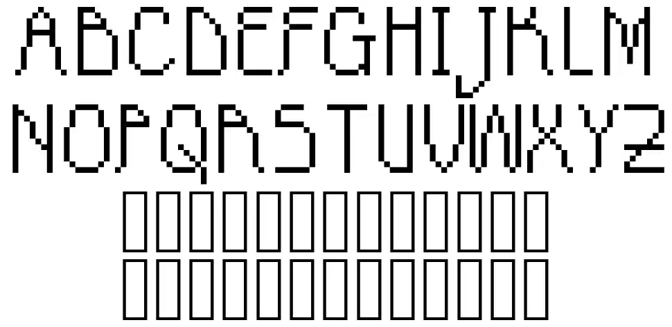 Space Survivalfont specimens