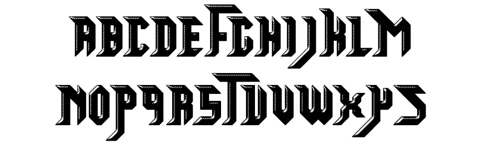 Starsteelfont specimens