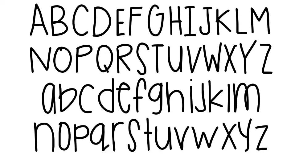 State Of Dreamingfont specimens