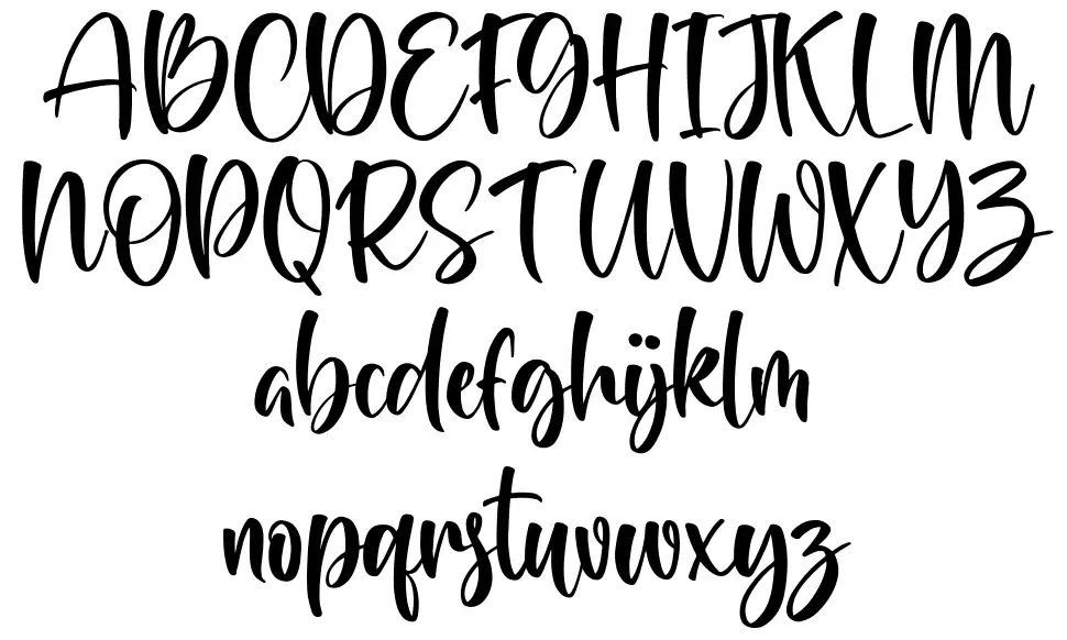 Stay Girlyfont specimens