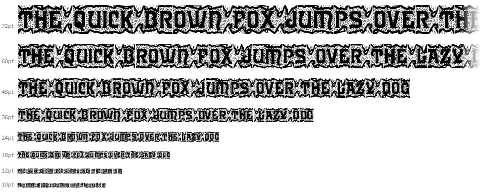 Stipple MS&Jfont waterfall