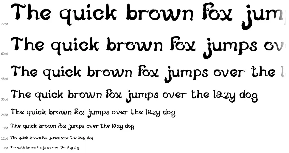 Story Tellingfont waterfall