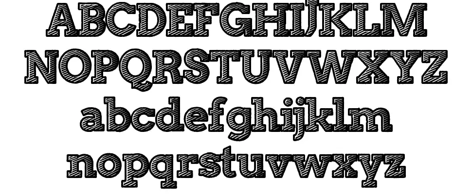 Stripe Attackfont specimens