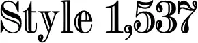 Style 1,537