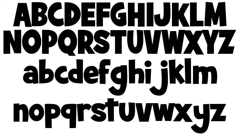 Summer Blasterfont specimens