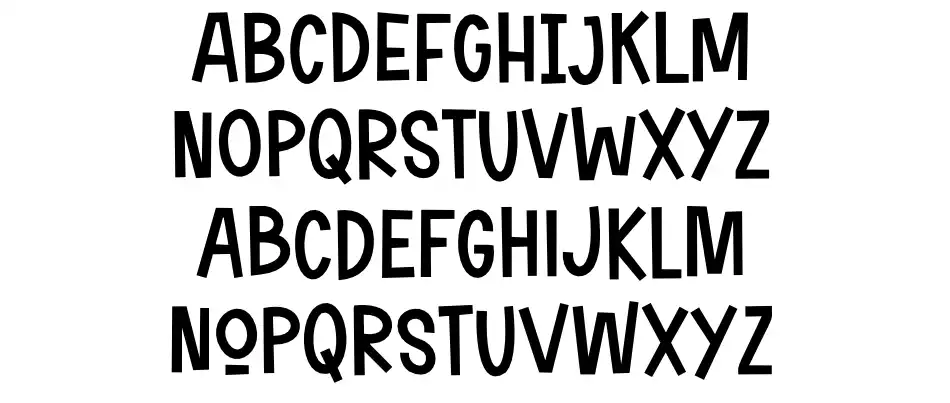 Sunday & Monday Esemplari Sunday & Mondayfont specimens