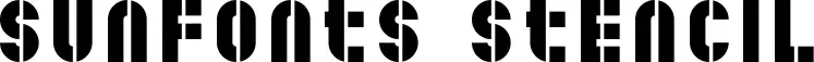 Sunfonts Stencil