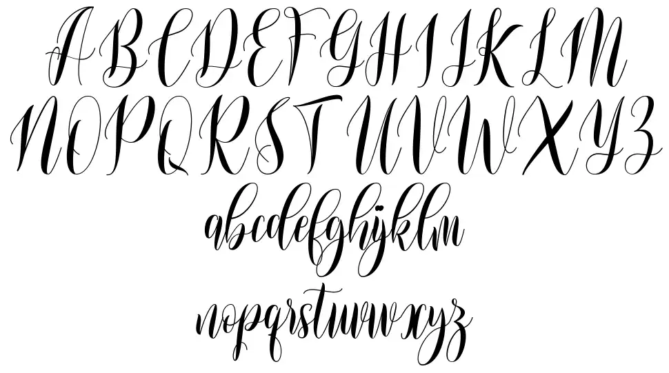 Super Natural Scriptfont specimens