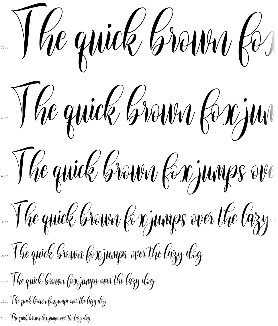 Super Natural Scriptfont waterfall