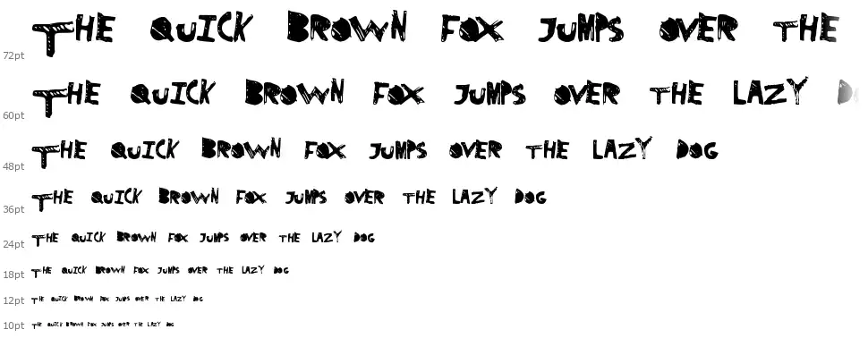 SuperDragfont waterfall