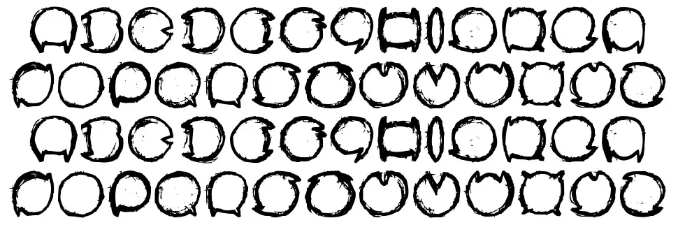 Supperzapperfont specimens