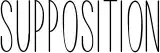 Supposition