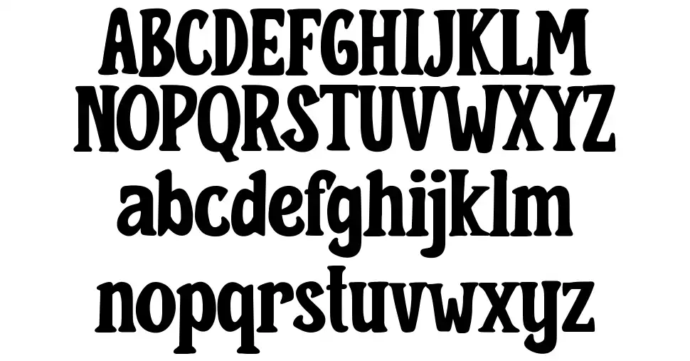 SWOOSHfont specimens