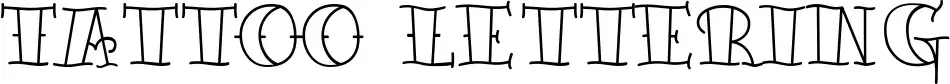 Tattoo Lettering