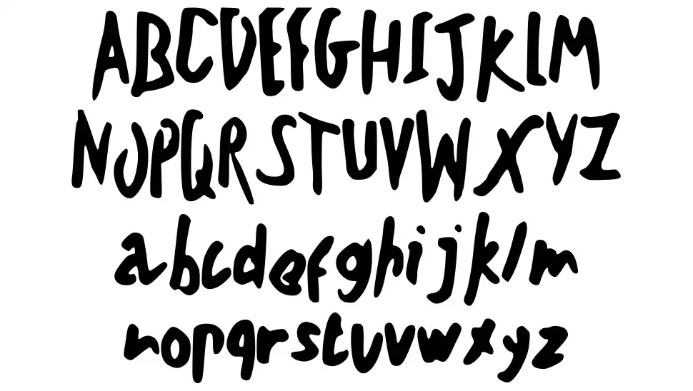 Teschke Scratchfont specimens