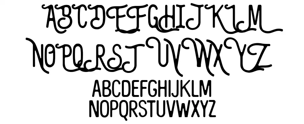 The Banglesfont specimens