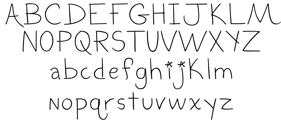 The Blurry Effectfont specimens