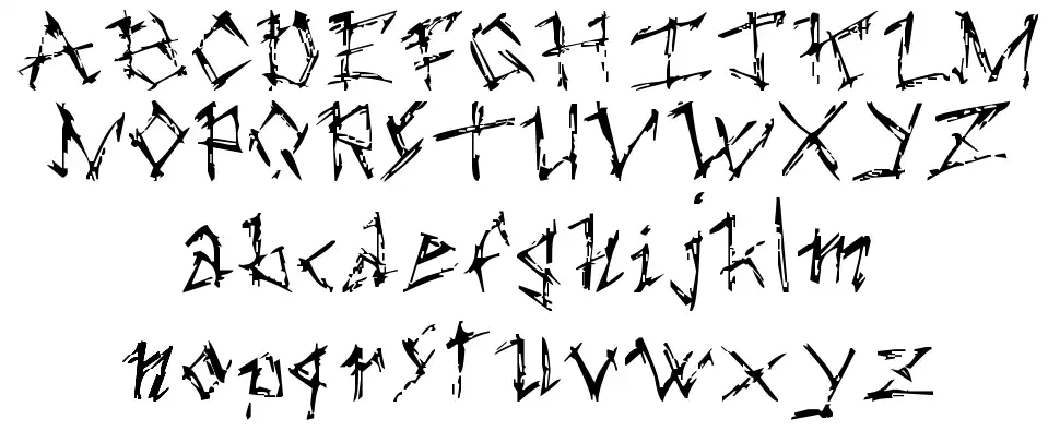 The Dark Agesfont specimens