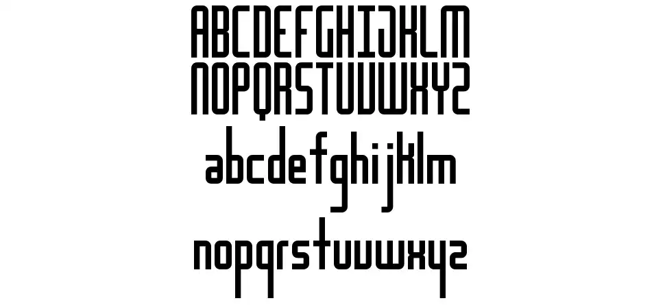 The Distancefont specimens