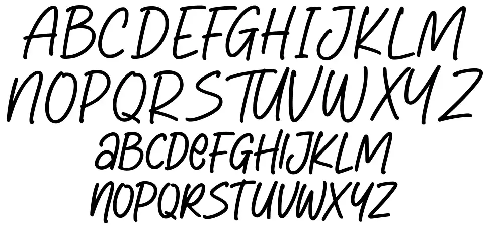 The Magic Childrenfont specimens