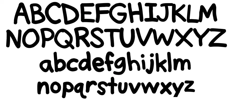 Think Thickfont specimens