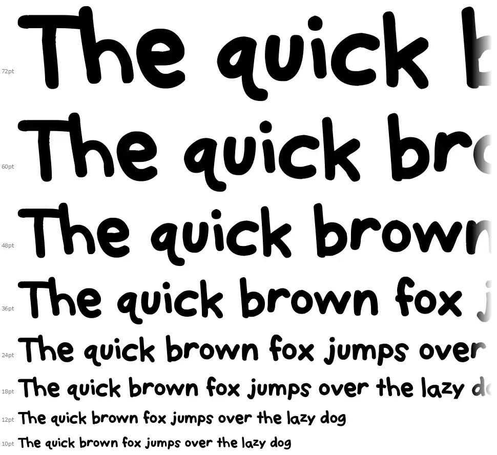 Think Thickfont waterfall