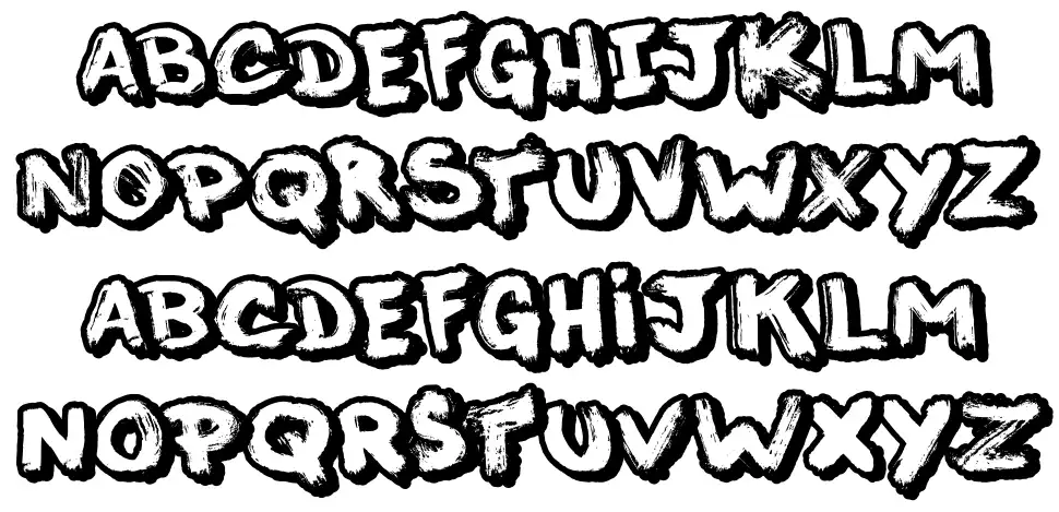 This Nightfont specimens