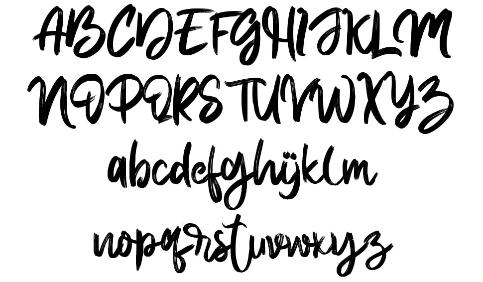 Thunder Ragnarokfont specimens
