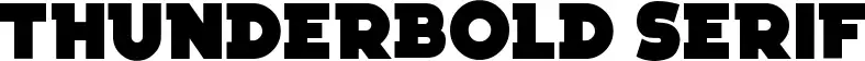 Thunderbold Serif