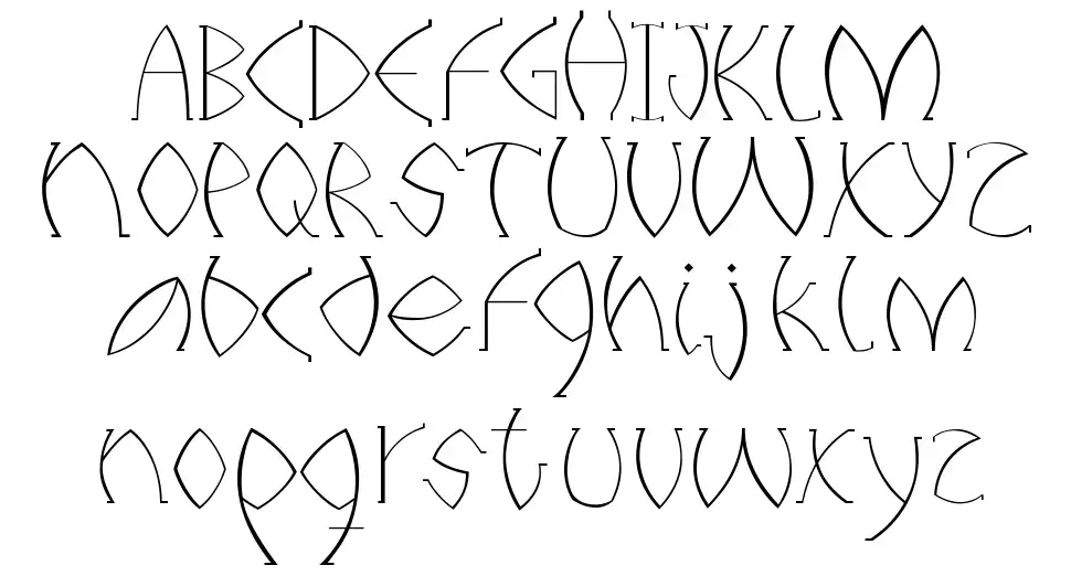 Titaniumfont specimens