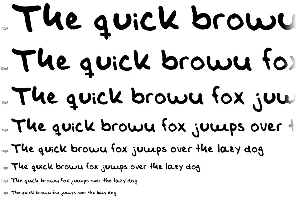 Tom Kaulitz's Handwritingfont waterfall