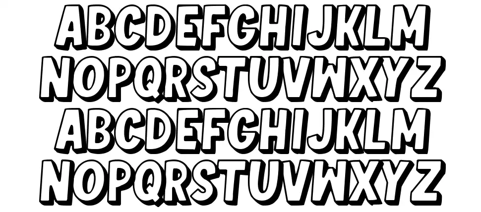 Trailer Park Girlfont specimens
