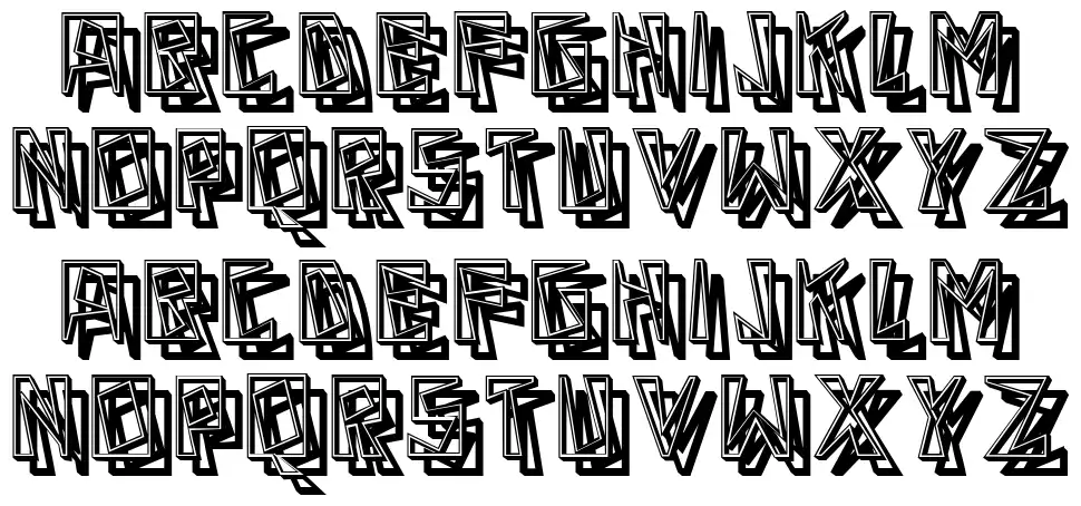 Transparentofont specimens