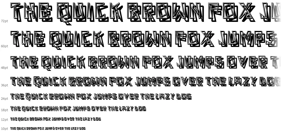 Transparentofont waterfall