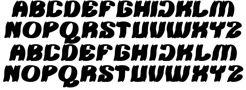 Tshirtfont specimens